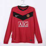 2010 Manchester United Home LongSleeve Jersey