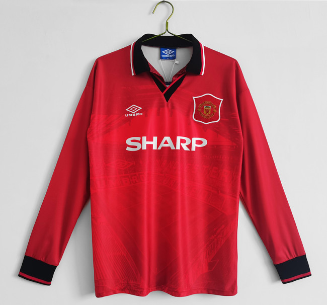 1994∕96 Manchester United Home LongSleeve Jersey