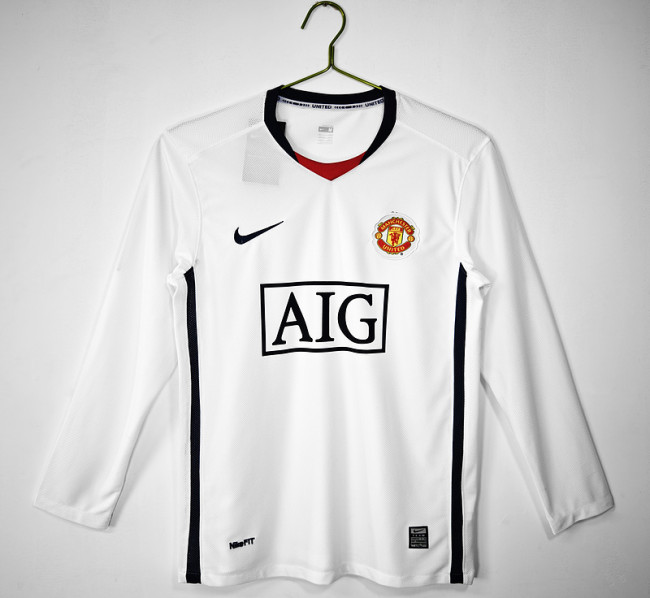2008∕09 Manchester United Away LongSleeve Jersey