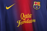 2012∕13 Barcelona Home Retro LongSleeve Jersey