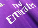 2016∕17 Real Madrid Away Retro LongSleeve Jersey