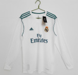 2017∕18Real Madrid Home Retro LongSleeve Jersey