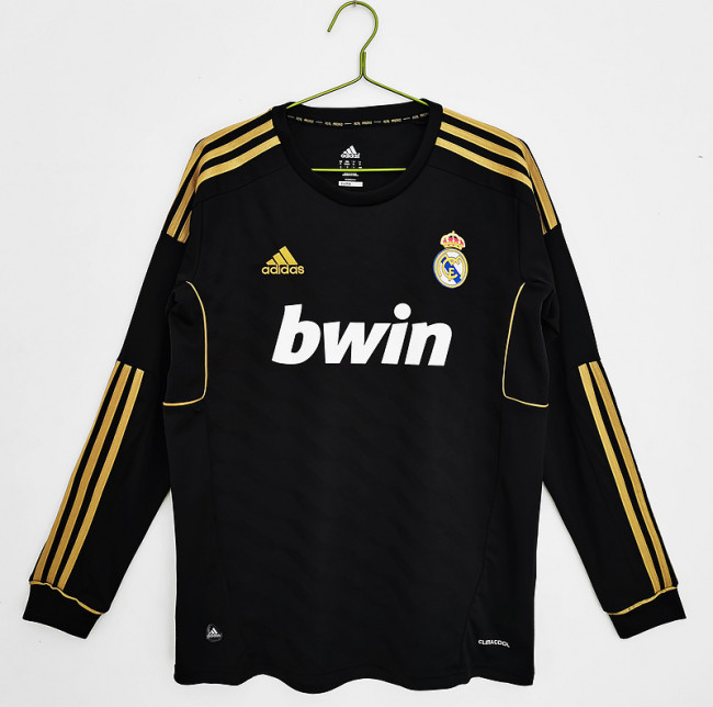 2011∕12 Real Madrid Away Retro LongSleeve Jersey