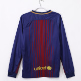 2017∕18 Barcelona Home Retro LongSleeve Jersey