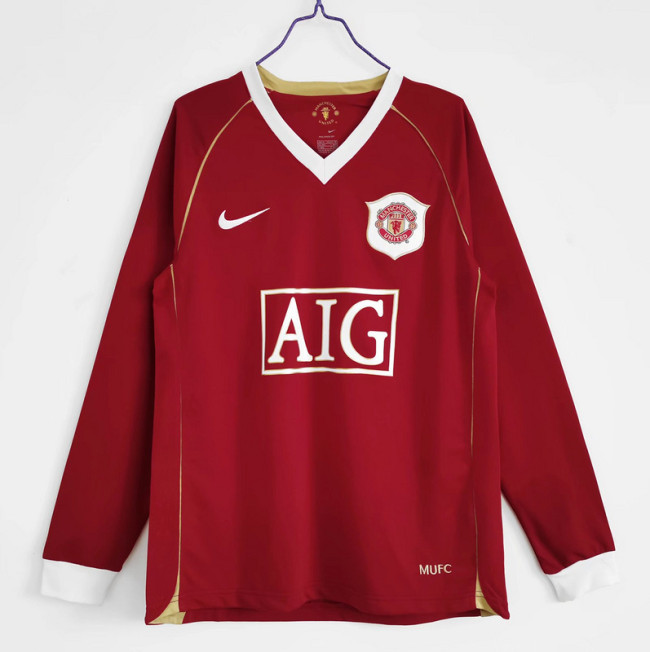 2006∕07 Manchester United Home LongSleeve Jersey
