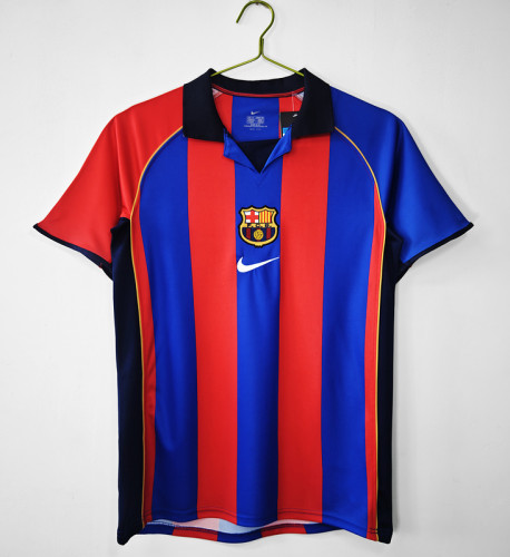 2001∕02 Barcelona Home Retro Jersey