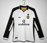 2001∕02 Manchester United Centenary Retro LongSleeve Jersey