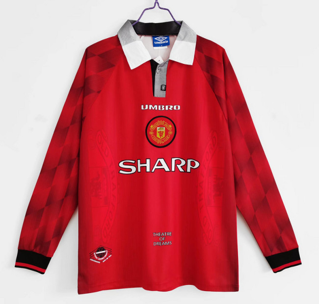 1996∕97 Manchester United Home LongSleeve Jersey