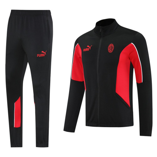 25 AC MILAN 01 Black Jacket Suit