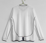 2002 England Home Retro LongSleeve Jersey