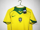 2004 Brazil Home Retro Jersey