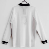 1998 England Home Retro LongSleeve Jersey