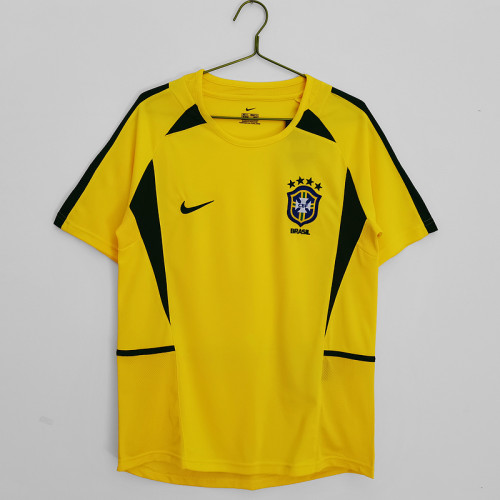 2002 Brazil Home Retro Jersey