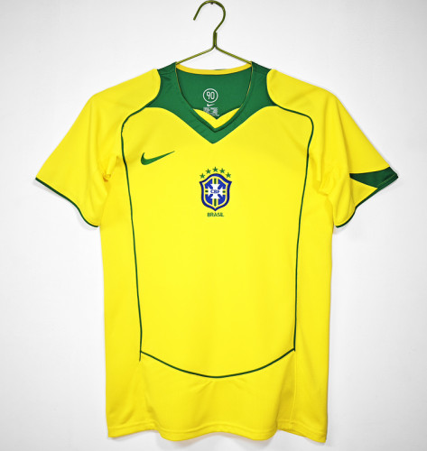 2004 Brazil Home Retro Jersey