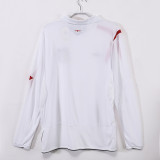 2006 England Home Retro LongSleeve Jersey