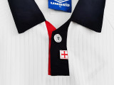 1998 England Home Retro LongSleeve Jersey