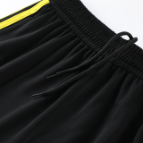 AD02 Black Yellow Mens Short Suit