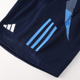 AD08 Navy Blue Mens Short Suit