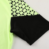 PD02 Light Green Mens Short Suit