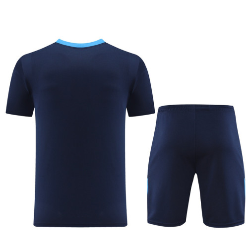 ND05 Navy Blue Mens Short Suit