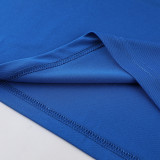 PD01 Royal Blue Mens Short Suit
