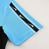 ND03 Black blue Mens Short Suit