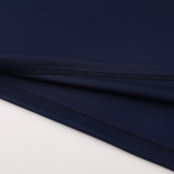 ND05 Navy Blue Mens Short Suit