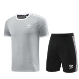 AD07 grey Mens Short Suit