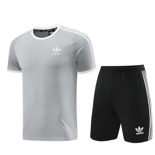 AD07 grey Mens Short Suit