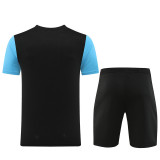 ND03 Black blue Mens Short Suit