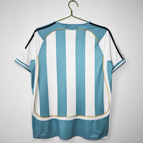 2006 Argentina Home Retro Jersey