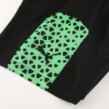 PD02 green Mens Short Suit