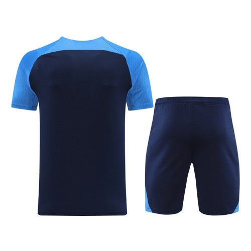 ND07 Navy Blue Mens Short Suit