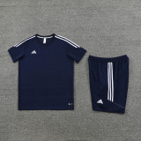 AD02 Navy Blue Mens Short Suit