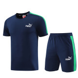 PD01 Navy Blue Mens Short Suit