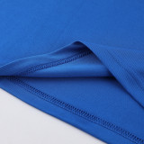 ND02 Royal Blue Mens Short Suit