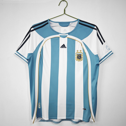 2006 Argentina Home Retro Jersey