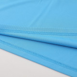 ND05 Sky Blue Mens Short Suit