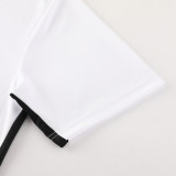 ND06 white Mens Short Suit