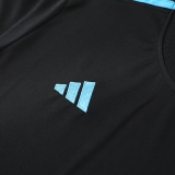 AD02 Black blue Mens Short Suit