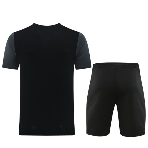 ND03 Black Grey Mens Short Suit
