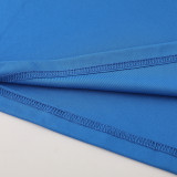 AD07 Royal Blue Mens Short Suit