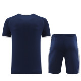AD07 Navy Blue Mens Short Suit