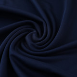 AD03 Navy Blue Mens Short Suit