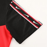 ND03 Black red Mens Short Suit