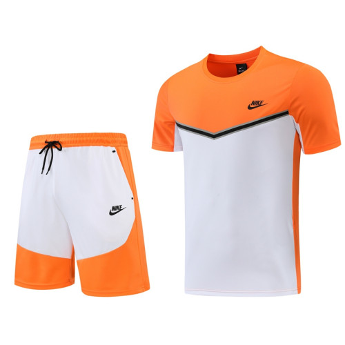 ND01 orange Mens Short Suit