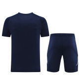 AD06 Navy Blue Mens Short Suit