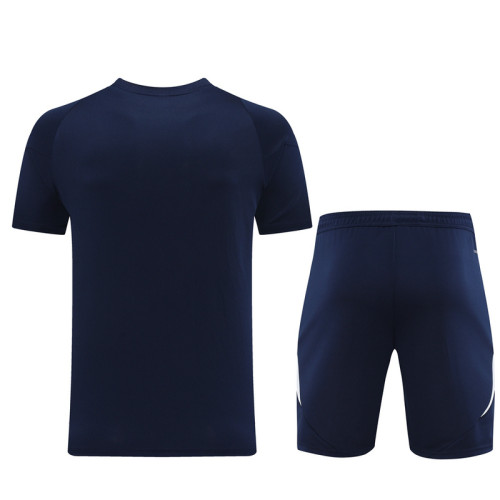 AD06 Navy Blue Mens Short Suit