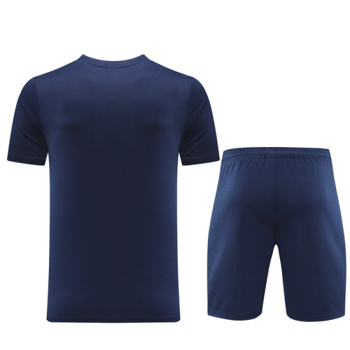 ND06 Navy Blue Mens Short Suit