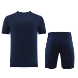 ND02 Navy Blue Mens Short Suit